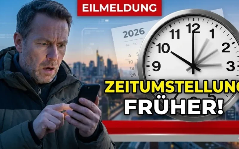 Die Zeitumstellung kommt 2026 früher – aus einem simplen Grund