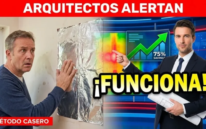 Arquitectos recomiendan poner papel de aluminio en las paredes: “Este método funciona”