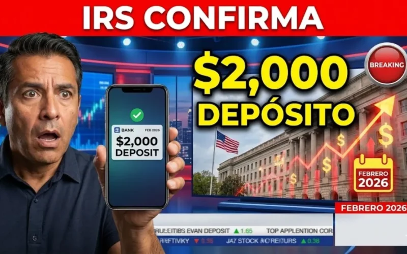 El IRS confirma el depósito directo de $2,000 para febrero de 2026, nuevas fechas de pago y guía de elegibilidad